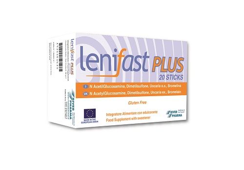 Lenifast Plus integratore per ossa e articolazioni 20 sticks