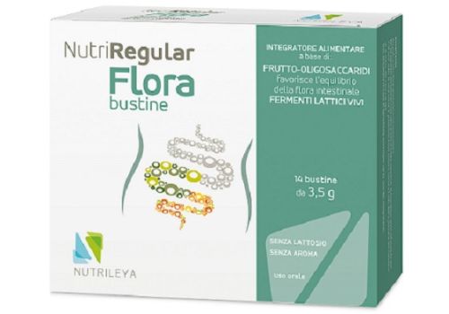 Nutriregular Flora integratore per il benesssere intestinale 14 bustine