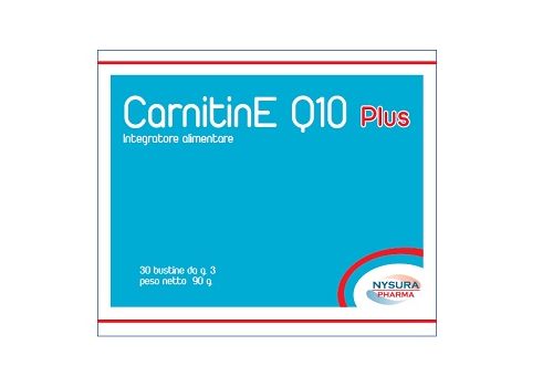 Carnitine Q10 Plus integratore ad azione energizzante 30 bustine