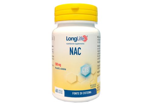 Longlife NAC integratore per le vie respiratorie e la tosse 60 capsule