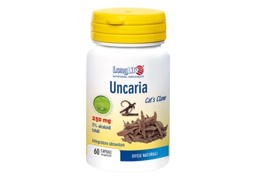 Longlife Uncaria integratore per le difese immunitarie 60 capsule vegetali