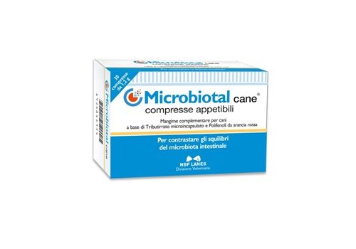 Microbiotal Cane mangime complementare per la funzione intestinale 30 compresse appetibili