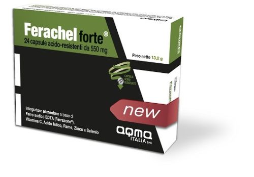 Ferachel Forte integratore di ferro 24 compresse