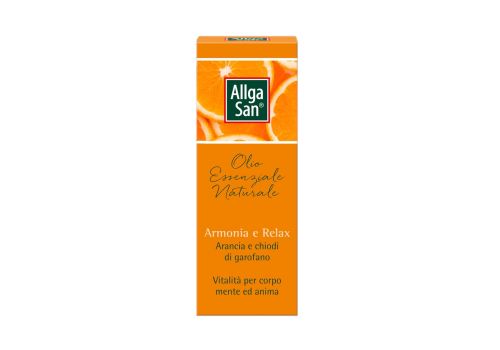 Allga San Armonia e Relax olio essenziale naturale arancia e chiodi garofano 10ml