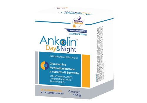 Ankolin Day & Night integratore per ossa e articolazioni 40 compresse