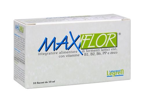 Maxiflor integratore per il benesssere intestinale  10 flaconcini 10ml