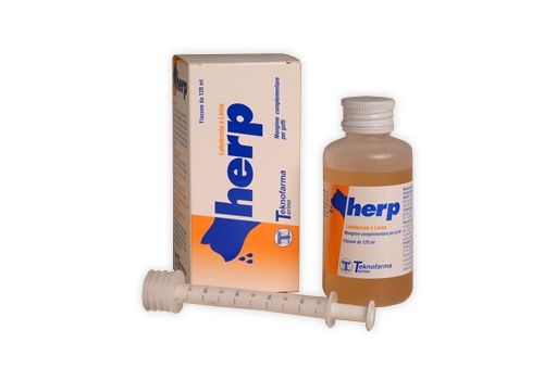 Herp mangime complentare per gatti a base di lattoferrina soluzione orale 120ml