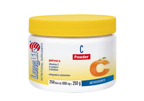 Longlife C Powder integratore di vitamina C antiossidante 250 grammi