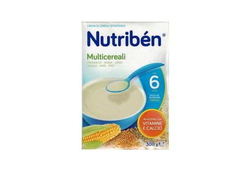 Nutriben Multicereali crema di cereali per bambini 300 grammi 