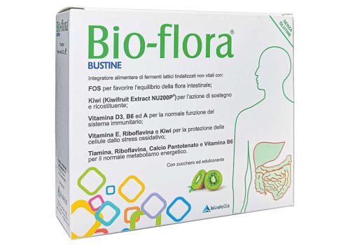 Bio-flora integratore di fermenti lattici con vitamine 14 bustine