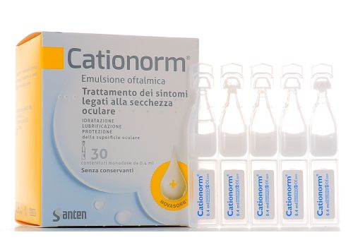 CATIONORM EMULSIONE OFTALMICA 30X0.4ML