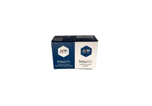 Insulife lancette pungidito 25 pezzi + 25 tamponi