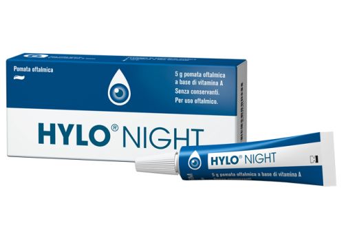 Hylo Night pomata oftalmica per bruciore prurito e secchezza oculare 5 grammi