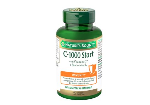 C-1000 Start integratore di Vitamina C e Rosa Canina 60 tavolette