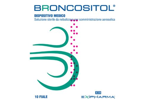 Broncositol soluzione sterile da nebulizzare per aerosol 10 fiale 3ml