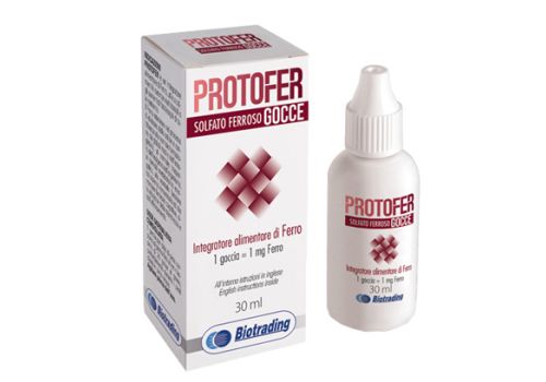 Protofer Solfato Ferroso integratore di Ferro gocce orali 30ml