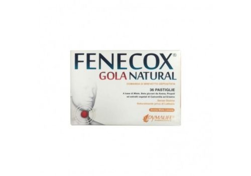 Fenecox Gola Naturale miele e limone 36 pastiglie