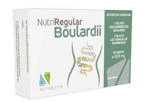 Nutriregular Boulardii integratore per il benesssere intestinale 20 capsule