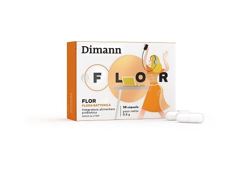 Dimann Flor integratore a base di fermenti lattici 30 capsule