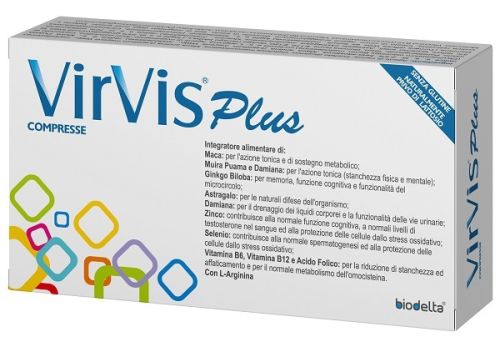 Virvis Plus integratore ad azione tonica e di sostegno 30 compresse