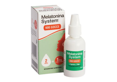 Melatonina System integratore per il sonno gocce orali 18ml