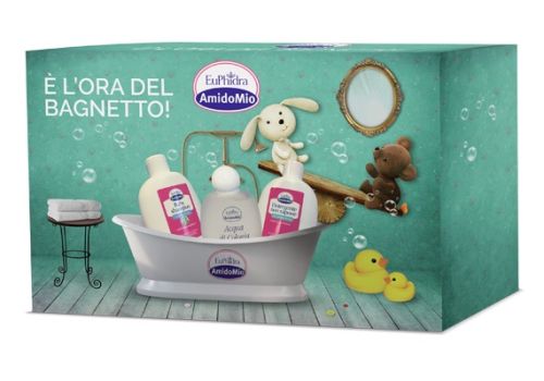 Euphidra Amidomio È l'ora del bagnetto kit shampoo detergente acqua di colonia