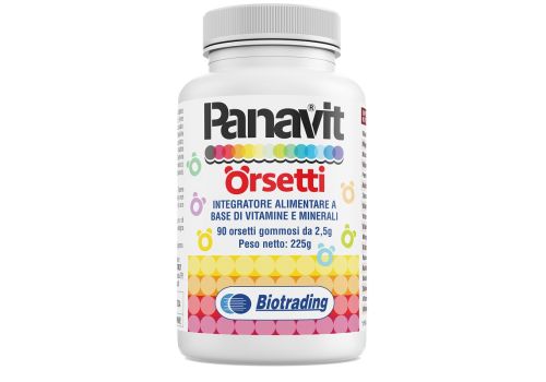 Panavit Orsetti Gommosi integratore di vitamine e minerali 90 pezzi