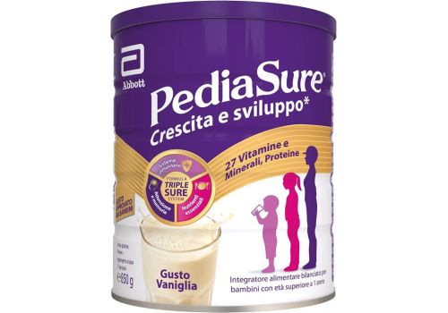 Pediasure crescita e sviluppo integratore per bambini vaniglia 850 grammi