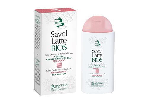 Savel Latte Bios detergente ultra delicato per la pulizia del viso 200ml 