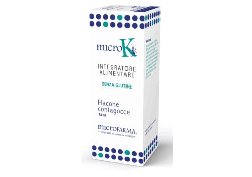 Micro K integratore per ossa e circolazione gocce orali 7,5ml