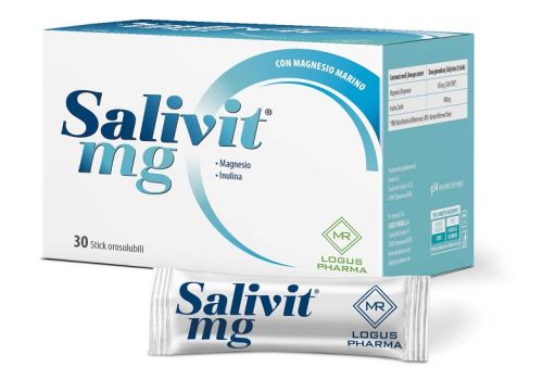 Salivit Mg integratore a base di magnesio e inulina 30 stick