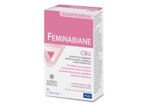 Feminabiane Cbu integratore per l'apparato urinario ad azione drenante 30 compresse