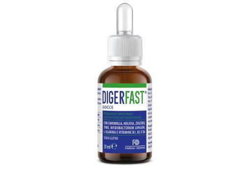 Digerfast integratore per il sistema digerente gocce orali 30ml