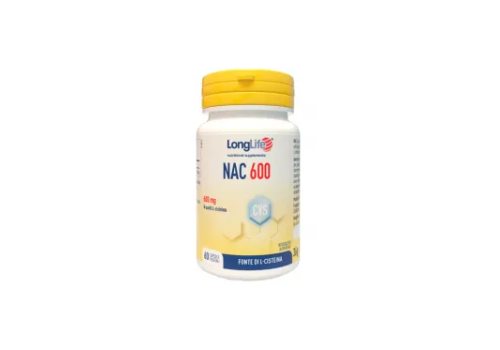 Longlife Nac 600mg integratore per il fagato 60 capsule