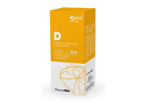 Kura Ped D integratore per ossa e sistema immunitario gocce orali 10ml