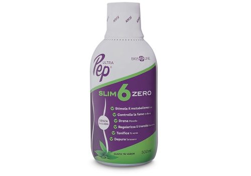 Ultra Pep slim 6 zero senza zuccheri gusto tè verde 500ml