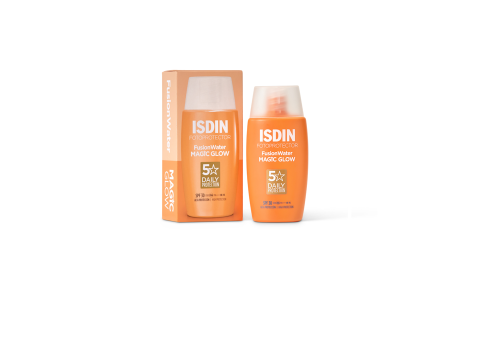 Isdin Fotoprotector Fusion Water magic glow spf30 alta protezione solare viso 50ml