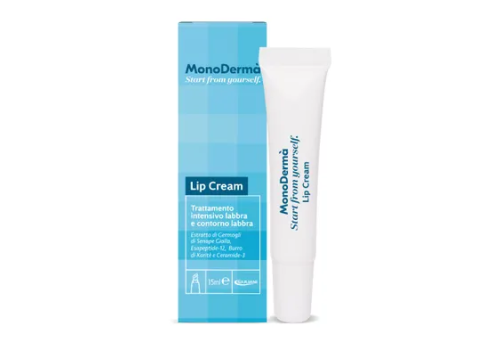 Monoderma Lip Cream trattamento intensivo labbra e contorno labbra 15ml