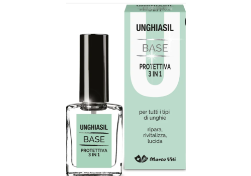 Unghiasil Base protettiva 3in1 per tutti i tipi di unghie 10ml