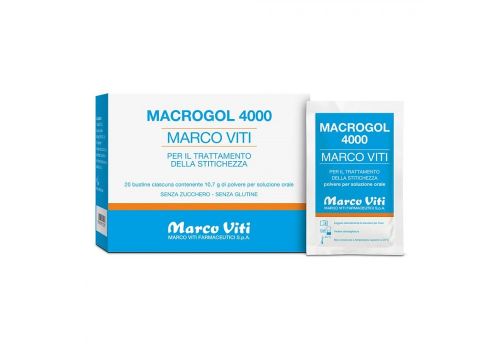 Macrogol 4000 lassativo osmotico 20 bustine