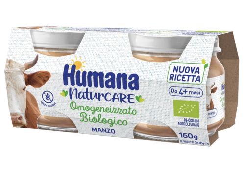 Humana Naturcare manzo omogeneizzato biologico 2 x 80 grammi