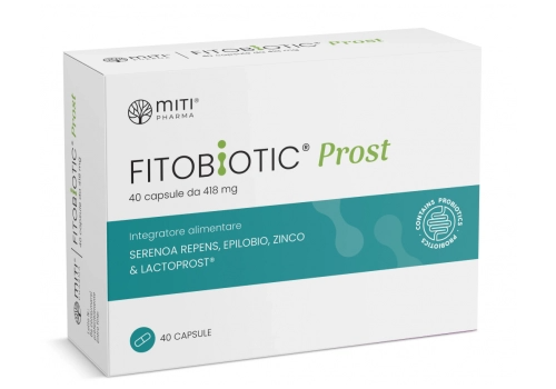 Fitobiotic Prost integratore per il bemessere dell'uomo 40 capsule