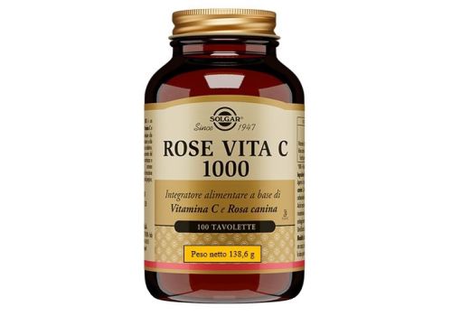 Rose Vita C 1000 integratore di vitamina C 100 tavolette