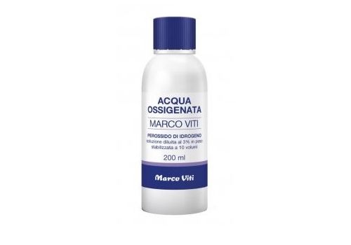 Perossido di idrogeno F.U. soluzione diluita 3% acqua ossigenata 10 volumi 200ml