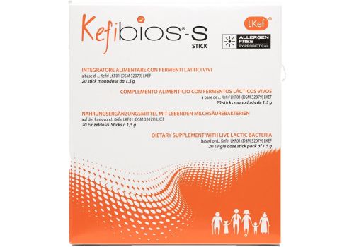 Kefibios-S integratore di fermenti lattici vivi 20 stick monodose