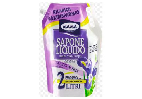 Mil Mil Sapone Liquido per le mani al Talco Ricarica 2 Litri