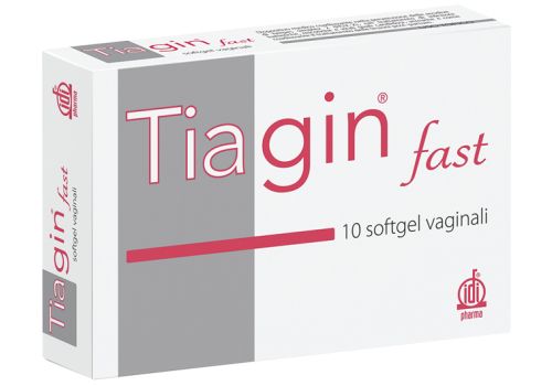 TIAGIN FAST 10CPS VAGINALI SOF