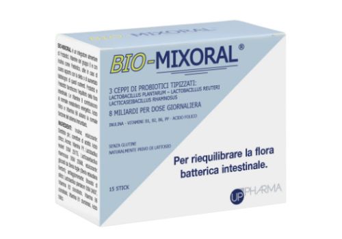 Bio-Mixoral integratore per riequilibrare la flora batterica intestinale 15 stick