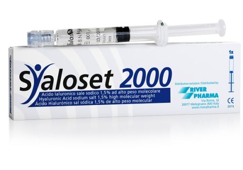 Syaloset 2000 siringa pre-riempita acido ialuronico 1,5% 2ml 1 pezzo