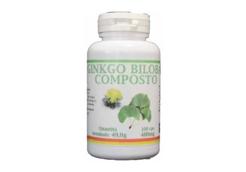 Ginkgo Biloba Composto integratore ad azione antiossidante 100 capsule